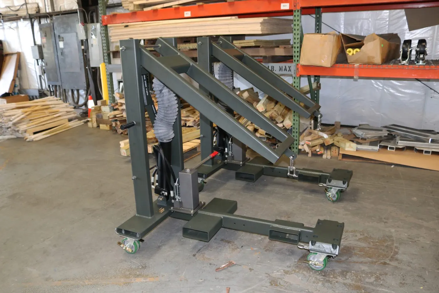 Finished OEM equipment frame assembly.